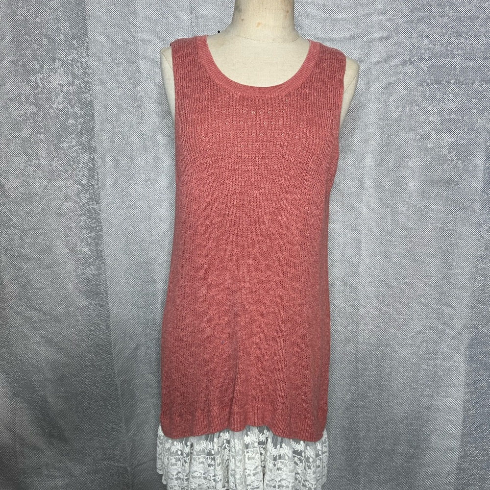 Xhilaration Coral Knit Top